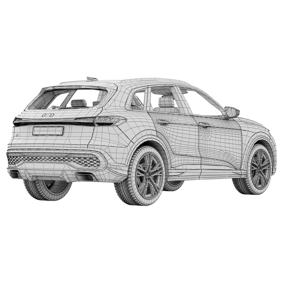 Audi Q5 2025 3D Model – High Poly SUV Asset, FBX, PBR Textures - View 18