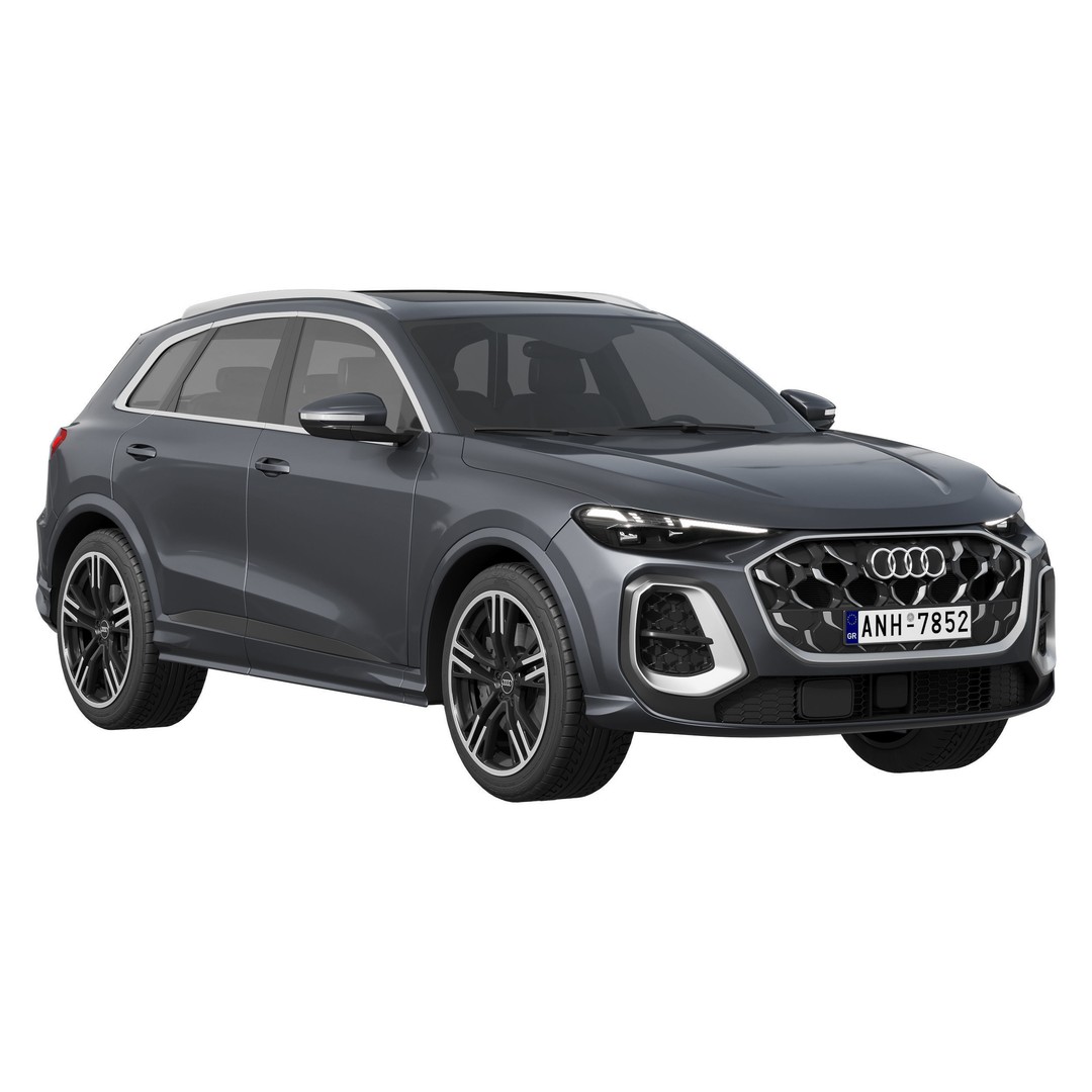 Audi Q5 2025 3D Model – High Poly SUV Asset, FBX, PBR Textures - View 3