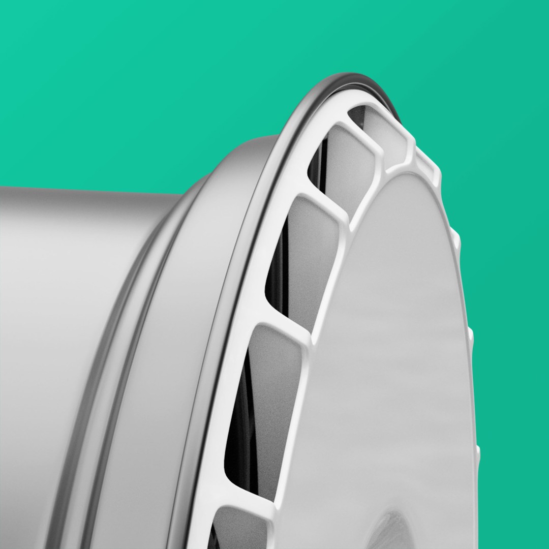 Rotiform Aerodisc Turbofan Rim 3D Model – High Poly Design Asset, FBX, OBJ - View 14