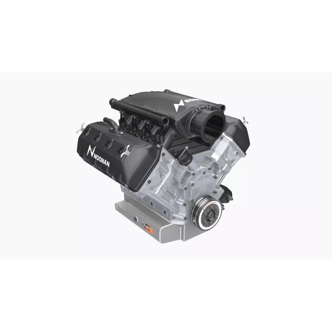 Noonan HEMI 4-8 Billet Engine 3D Model – Low Poly Game Ready, FBX - View 2