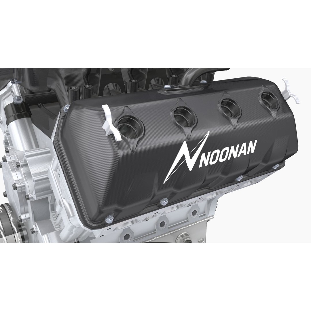 Noonan HEMI 4-8 Billet Engine 3D Model – Low Poly Game Ready, FBX - View 8