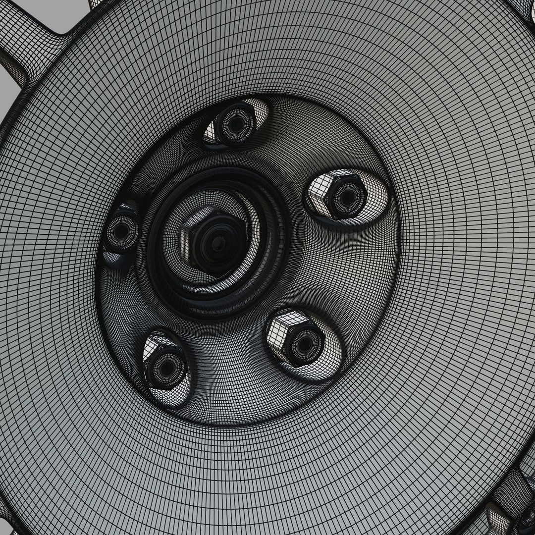 Ronal Racing Wheel 3D Model – High Poly PBR Asset, FBX, OBJ, Blender - View 10