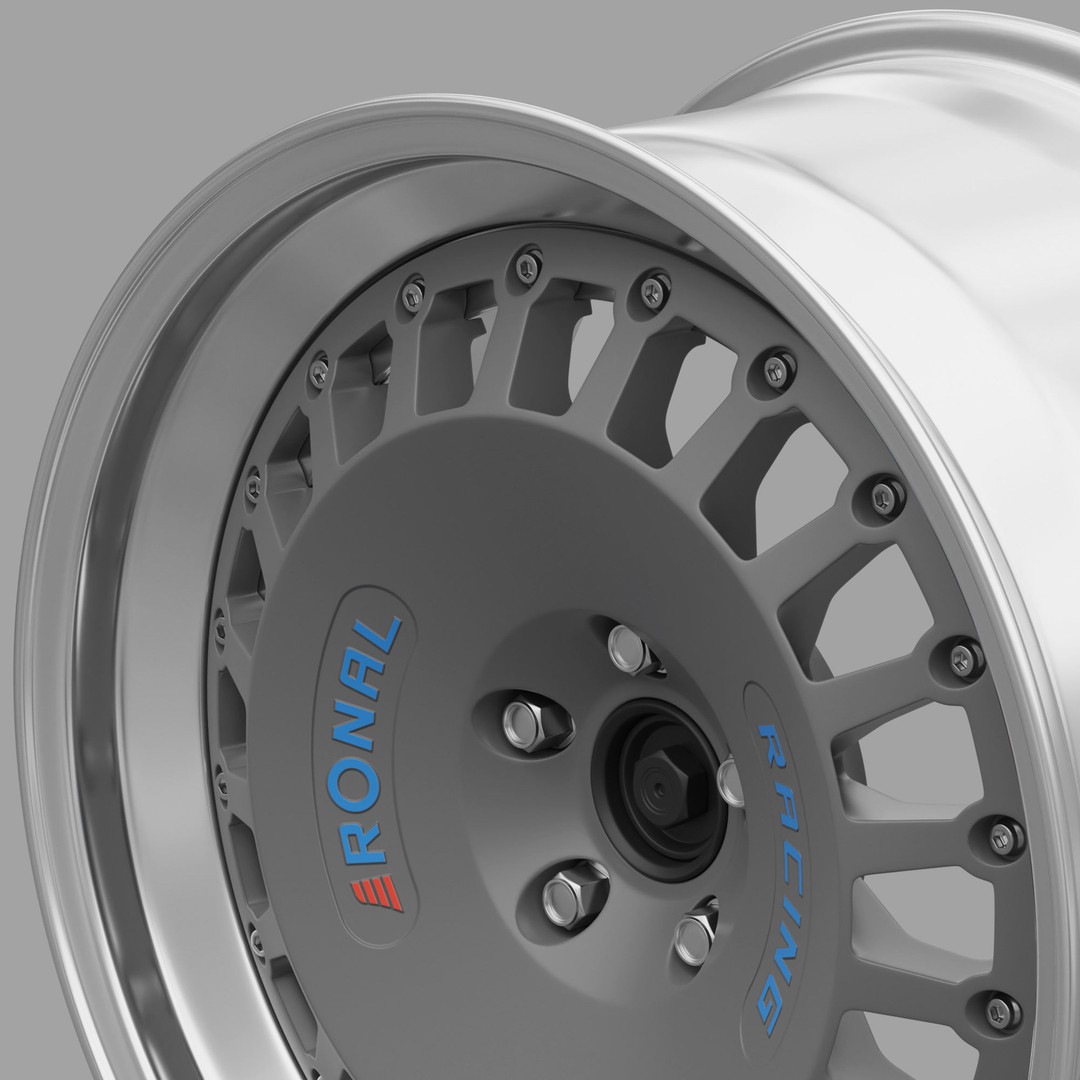 Ronal Racing Wheel 3D Model – High Poly PBR Asset, FBX, OBJ, Blender - View 16