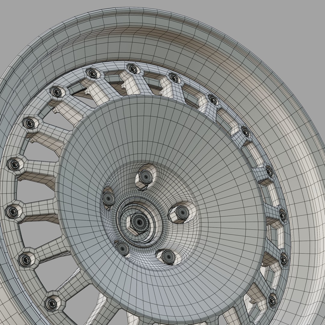 Ronal Racing Wheel 3D Model – High Poly PBR Asset, FBX, OBJ, Blender - View 17