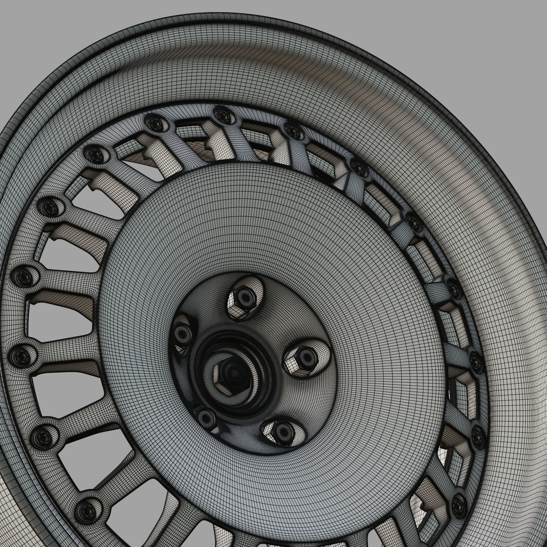 Ronal Racing Wheel 3D Model – High Poly PBR Asset, FBX, OBJ, Blender - View 18