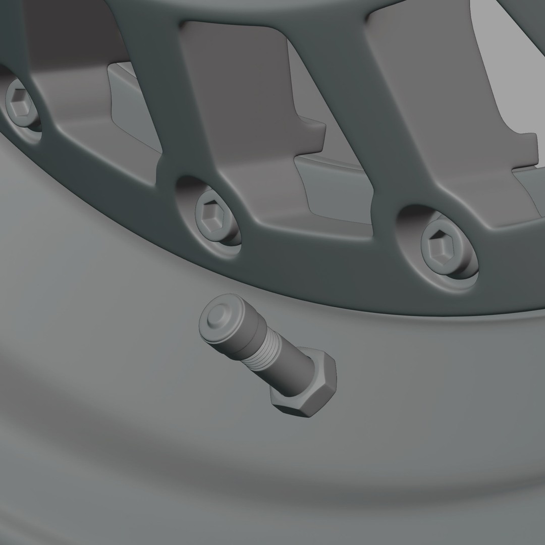 Ronal Racing Wheel 3D Model – High Poly PBR Asset, FBX, OBJ, Blender - View 23