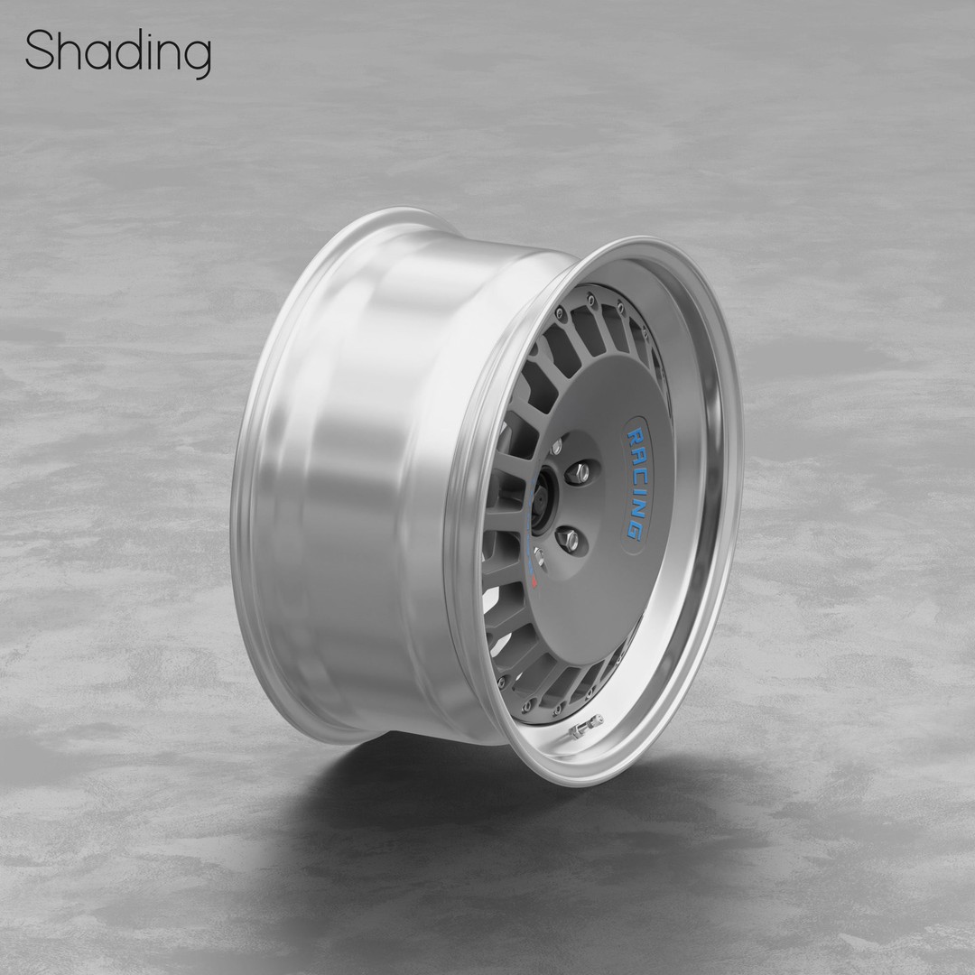 Ronal Racing Wheel 3D Model – High Poly PBR Asset, FBX, OBJ, Blender - View 8
