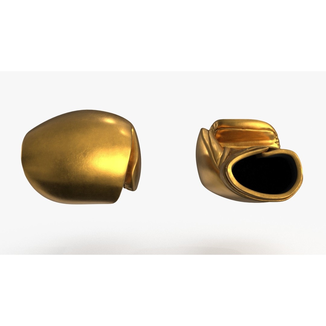 Boxing Gloves 3D Model – Low Poly Game Asset, PBR, FBX, OBJ - View 10