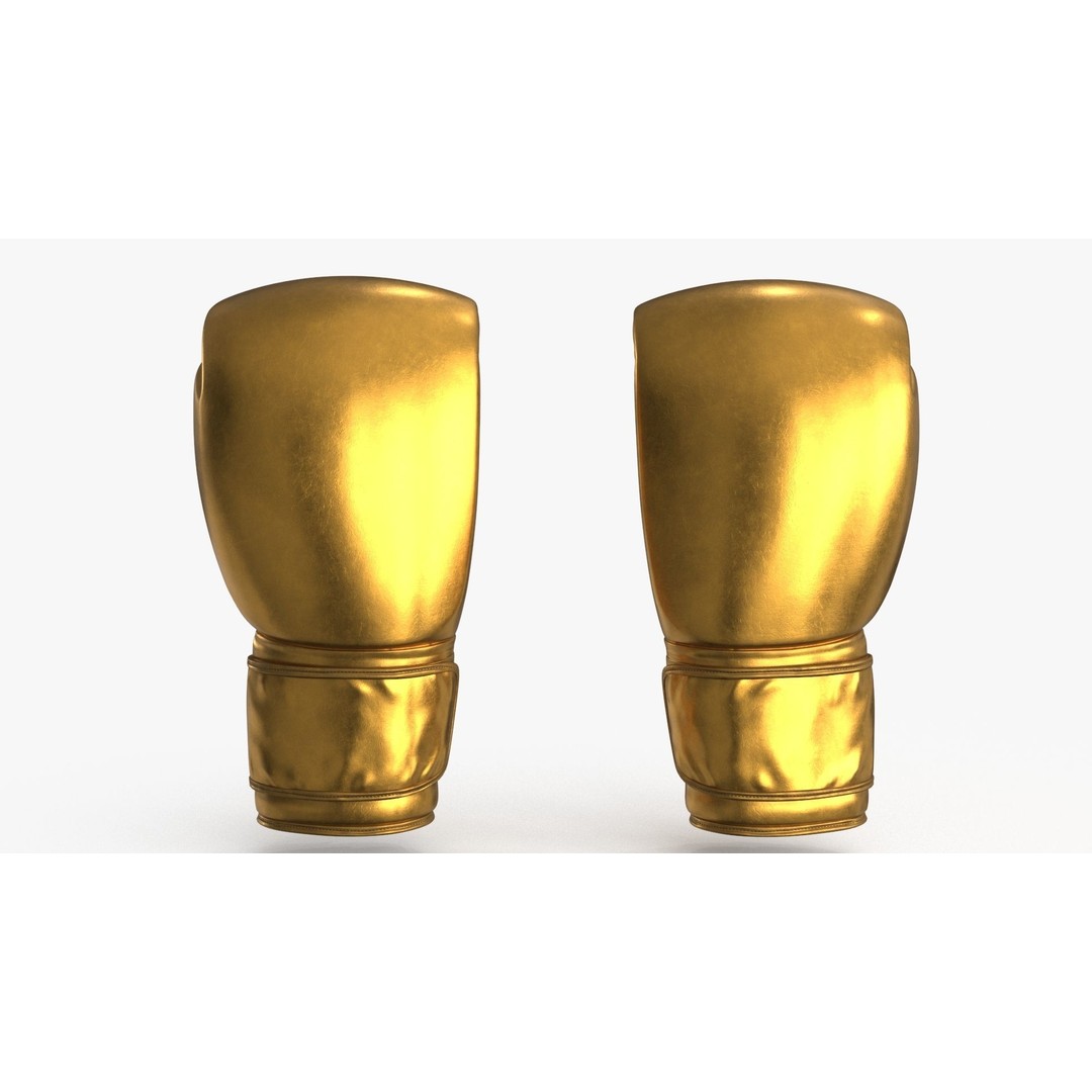 Boxing Gloves 3D Model – Low Poly Game Asset, PBR, FBX, OBJ - View 13