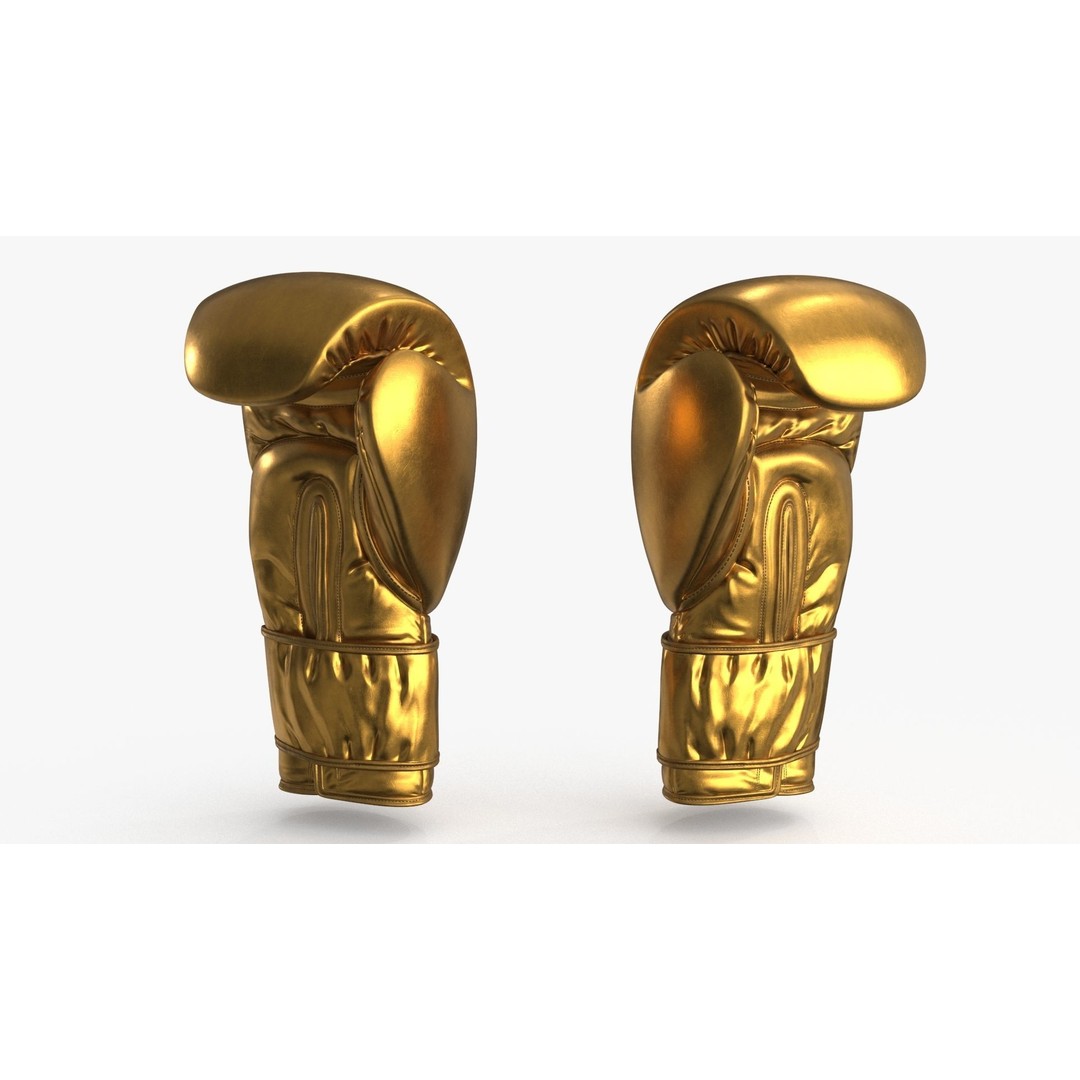 Boxing Gloves 3D Model – Low Poly Game Asset, PBR, FBX, OBJ - View 15