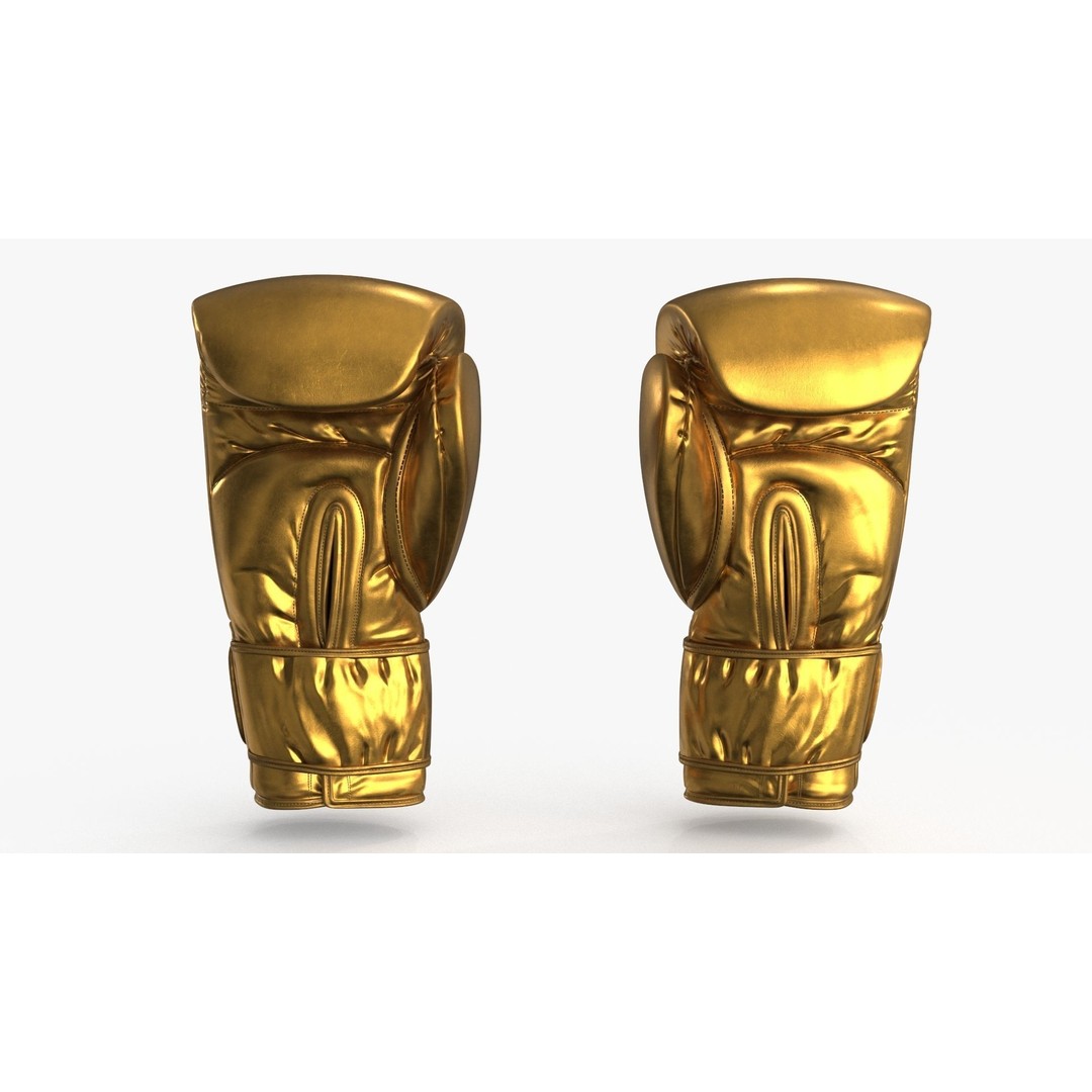 Boxing Gloves 3D Model – Low Poly Game Asset, PBR, FBX, OBJ - View 9