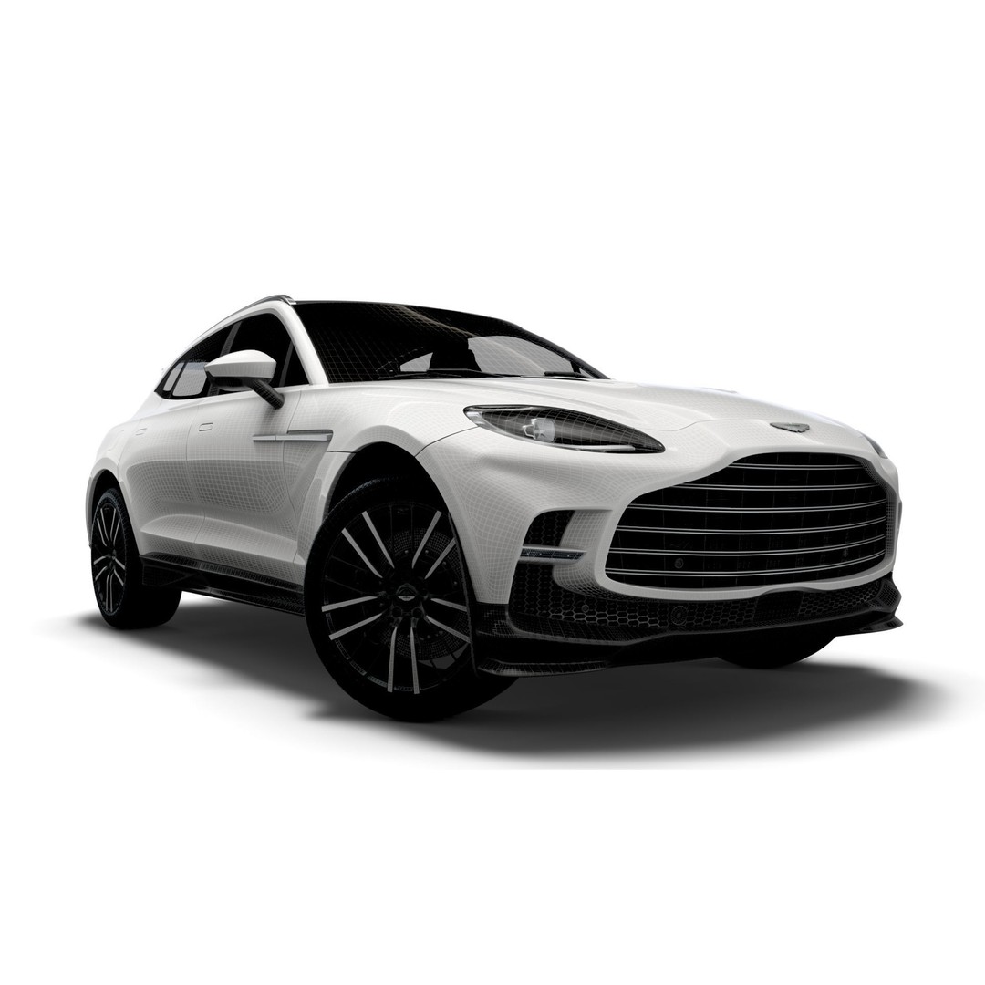 Aston Martin DBX 707 3D Model – High Poly SUV Asset, FBX, OBJ - View 14