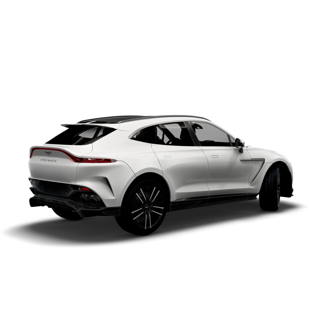 Aston Martin DBX 707 3D Model – High Poly SUV Asset, FBX, OBJ - View 16
