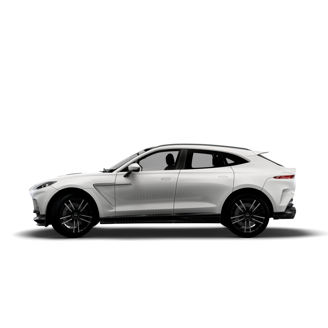 Aston Martin DBX 707 3D Model – High Poly SUV Asset, FBX, OBJ - View 18