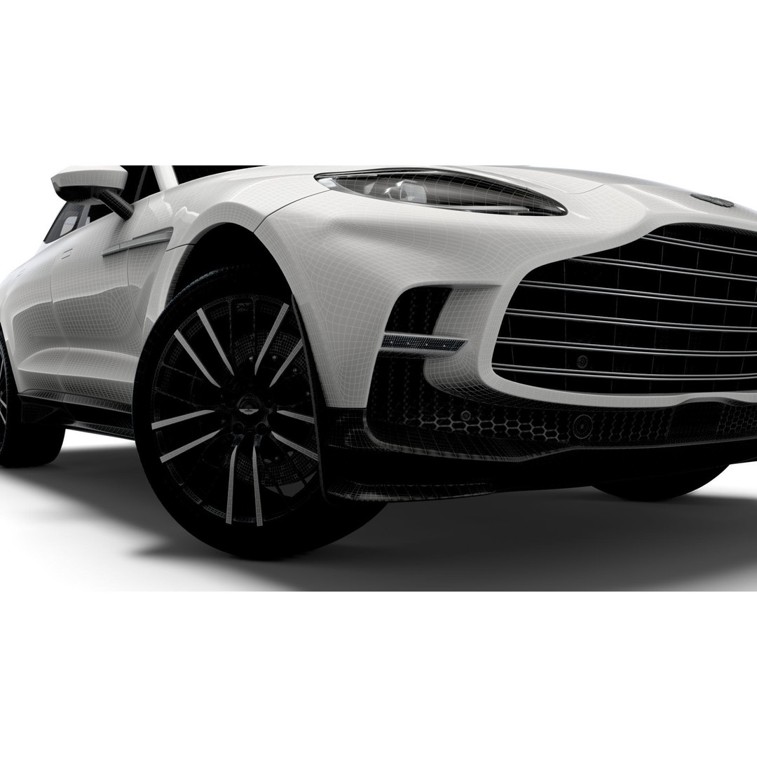 Aston Martin DBX 707 3D Model – High Poly SUV Asset, FBX, OBJ - View 19