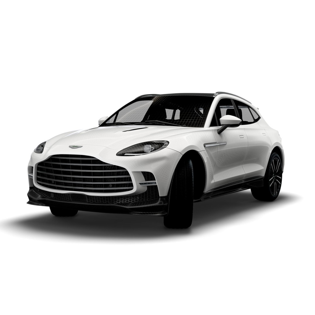 Aston Martin DBX 707 3D Model – High Poly SUV Asset, FBX, OBJ - View 22
