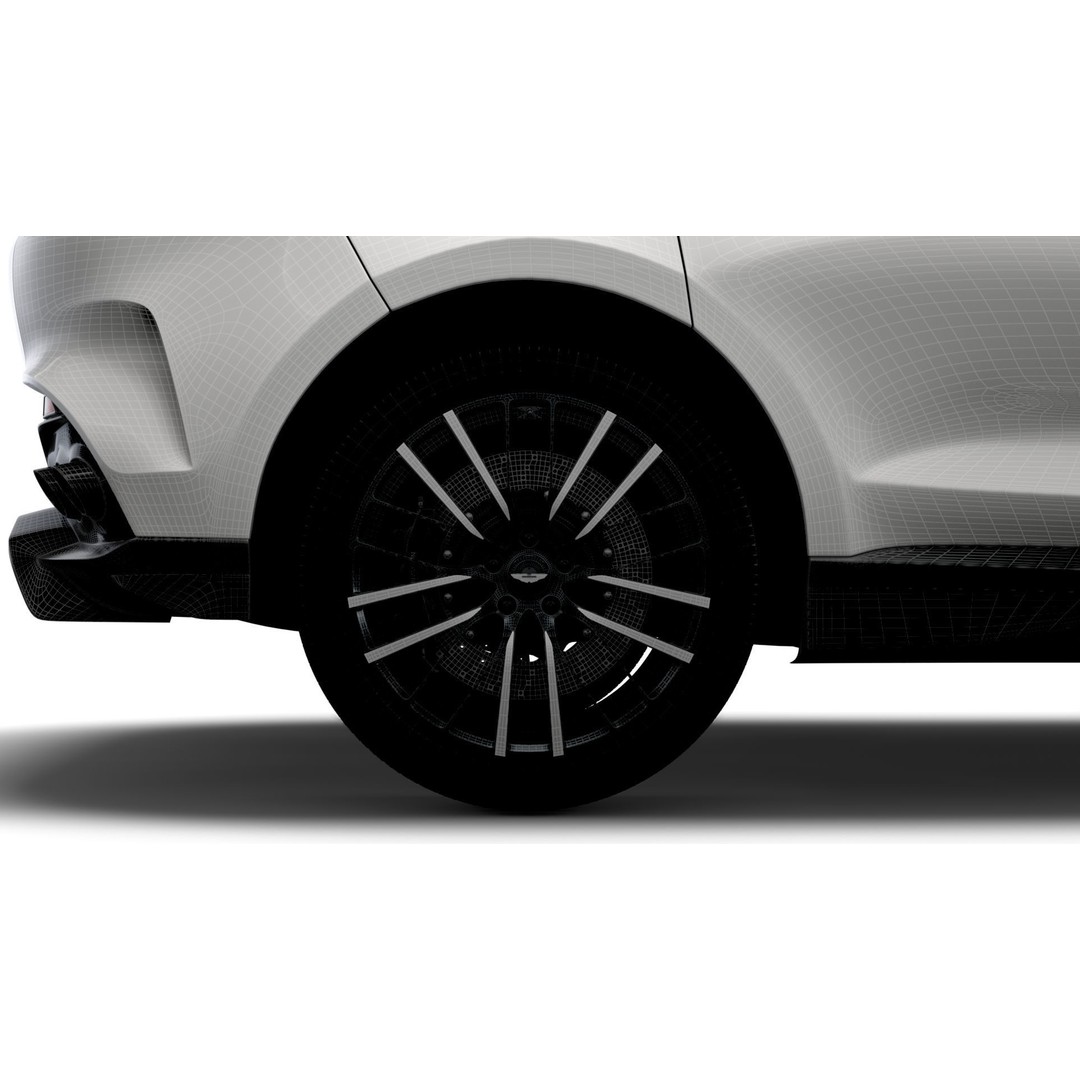 Aston Martin DBX 707 3D Model – High Poly SUV Asset, FBX, OBJ - View 23