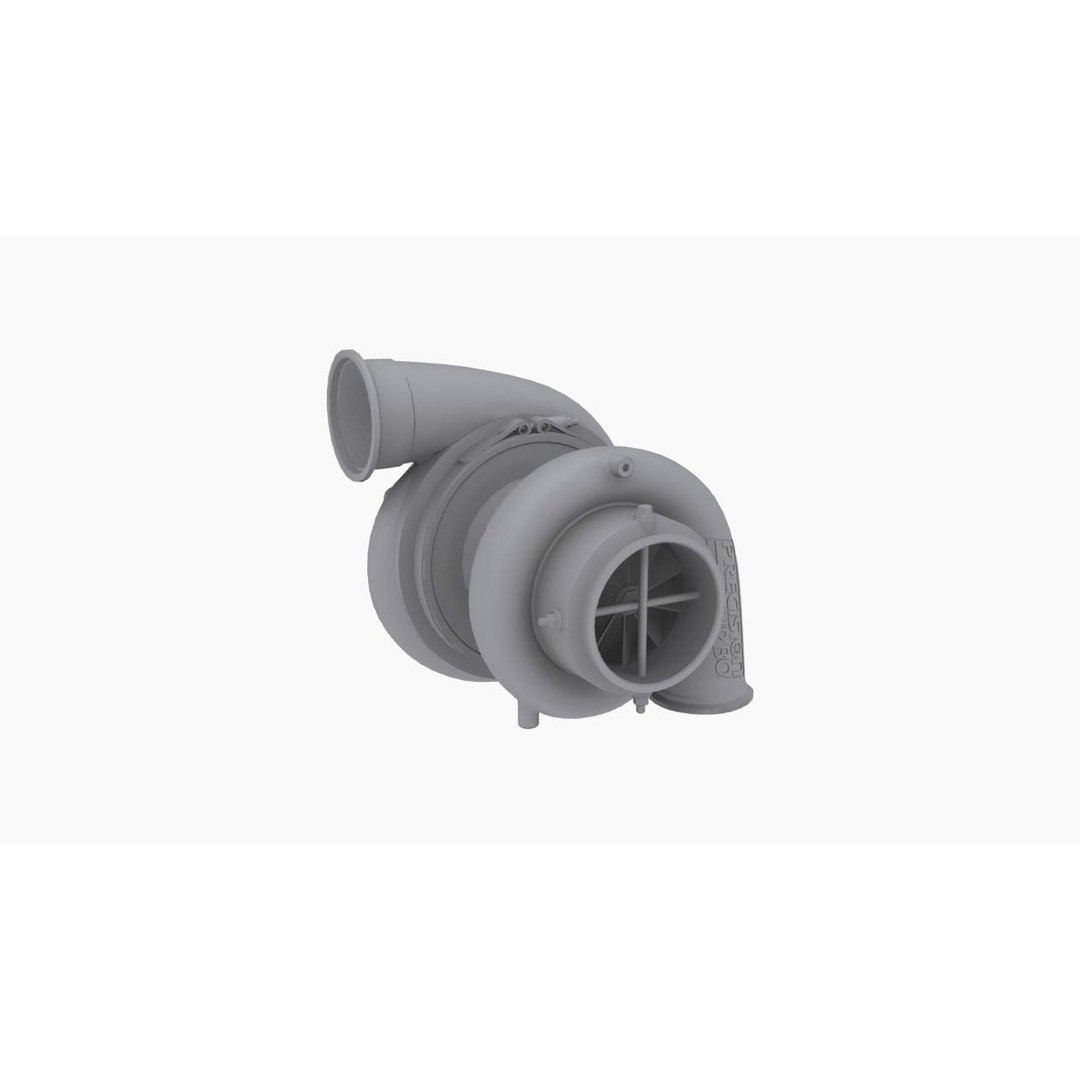 Precision GEN2 Promod Turbocharger 3D Model – Low Poly Game Asset, FBX - View 11