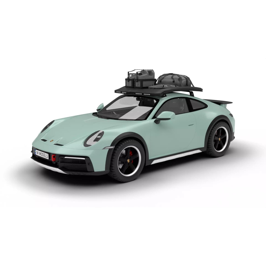 Porsche 911 Dakar 2023 3D Model – Rigged PBR Sport Car, FBX, OBJ - View 2