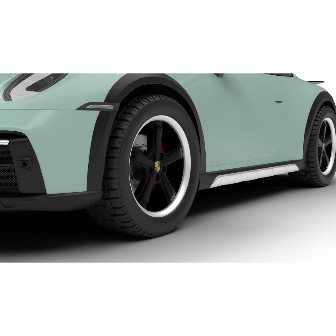 Porsche 911 Dakar 2023 3D Model – Rigged PBR Sport Car, FBX, OBJ - View 22