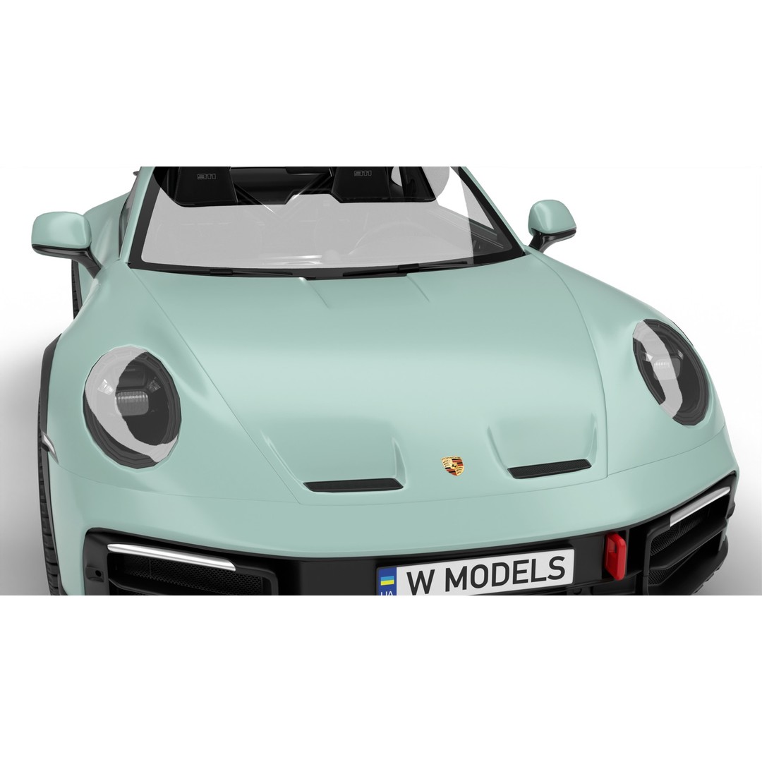 Porsche 911 Dakar 2023 3D Model – Rigged PBR Sport Car, FBX, OBJ - View 24