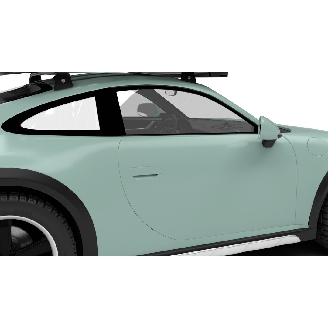 Porsche 911 Dakar 2023 3D Model – Rigged PBR Sport Car, FBX, OBJ - View 25