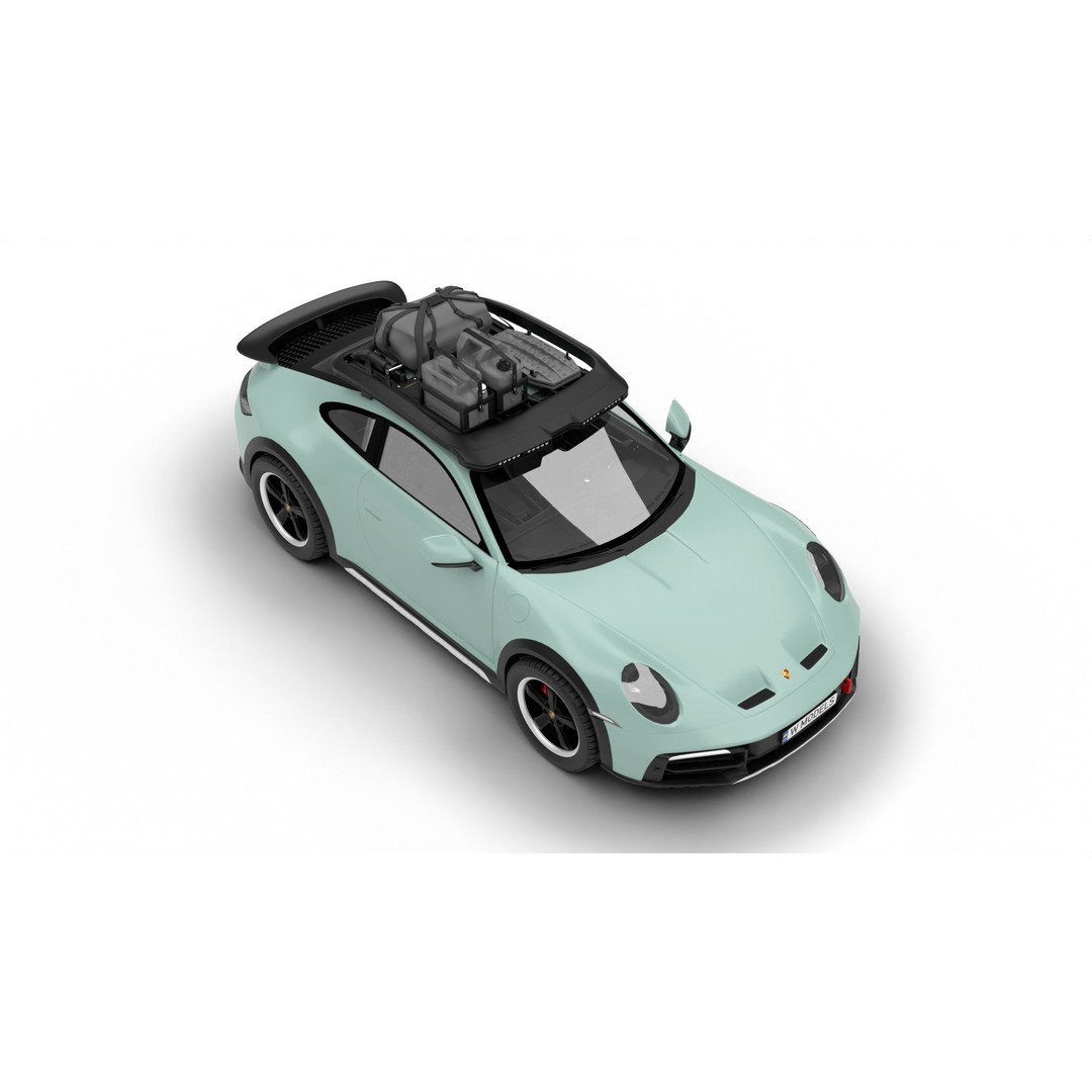 Porsche 911 Dakar 2023 3D Model – Rigged PBR Sport Car, FBX, OBJ - View 26