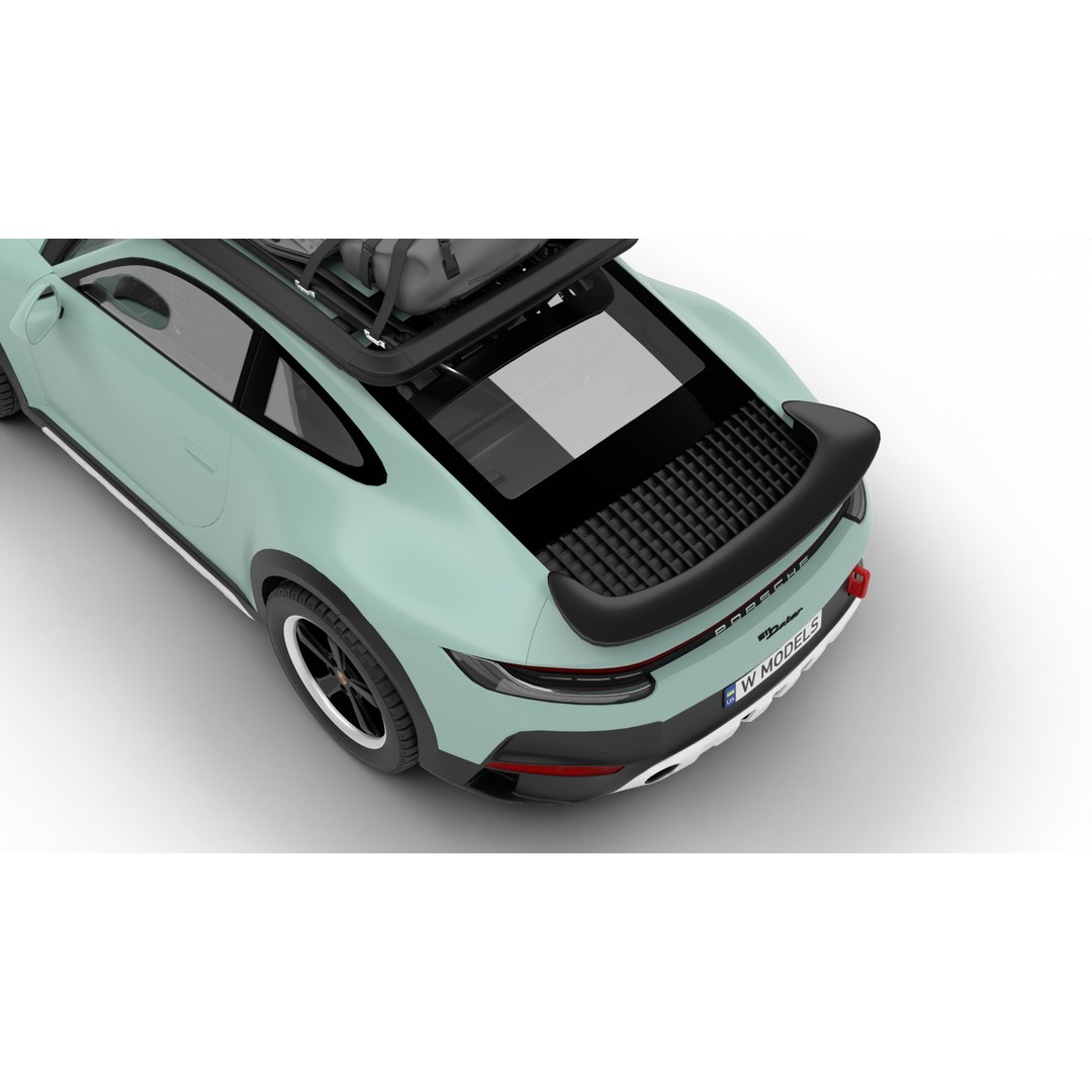 Porsche 911 Dakar 2023 3D Model – Rigged PBR Sport Car, FBX, OBJ - View 3