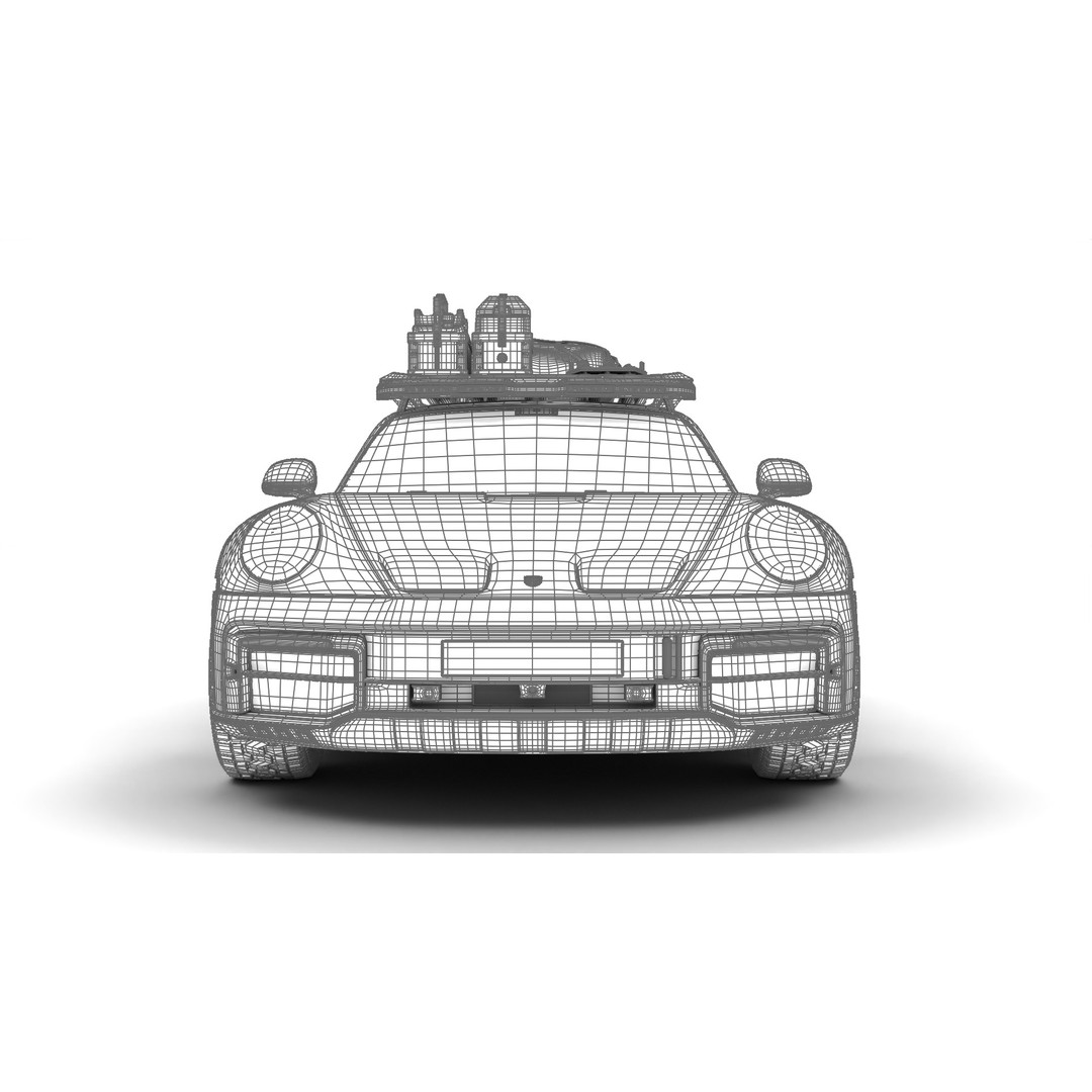 Porsche 911 Dakar 2023 3D Model – Rigged PBR Sport Car, FBX, OBJ - View 31