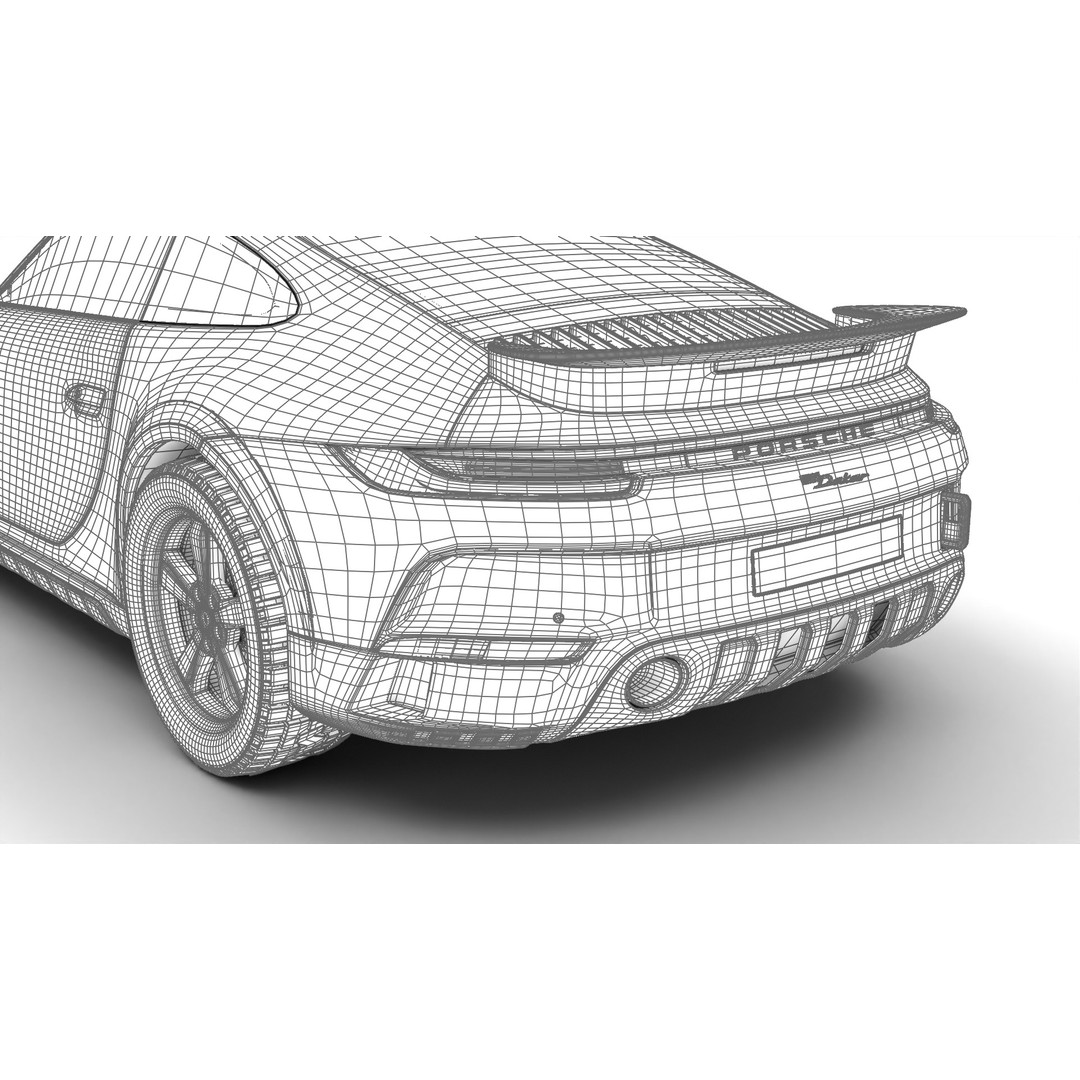 Porsche 911 Dakar 2023 3D Model – Rigged PBR Sport Car, FBX, OBJ - View 46