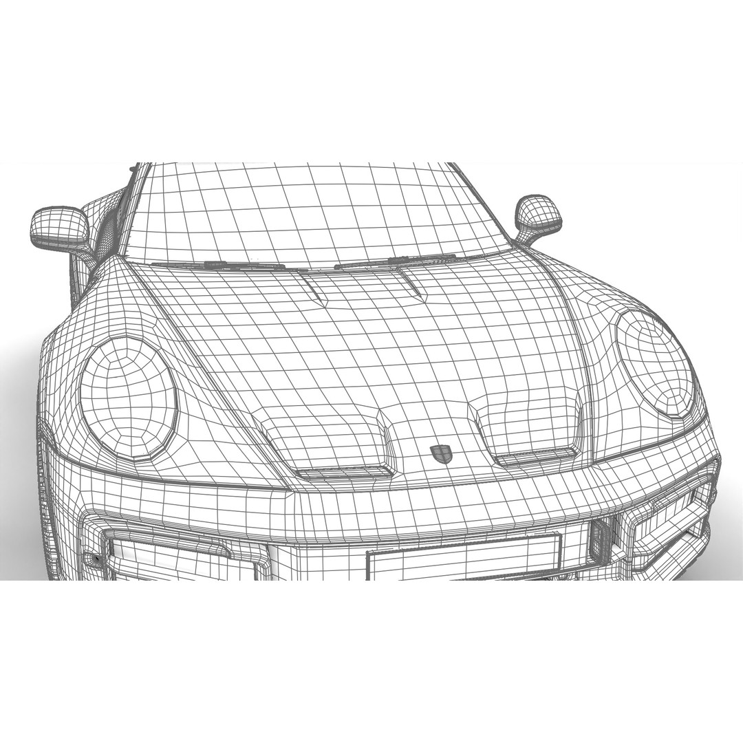 Porsche 911 Dakar 2023 3D Model – Rigged PBR Sport Car, FBX, OBJ - View 49
