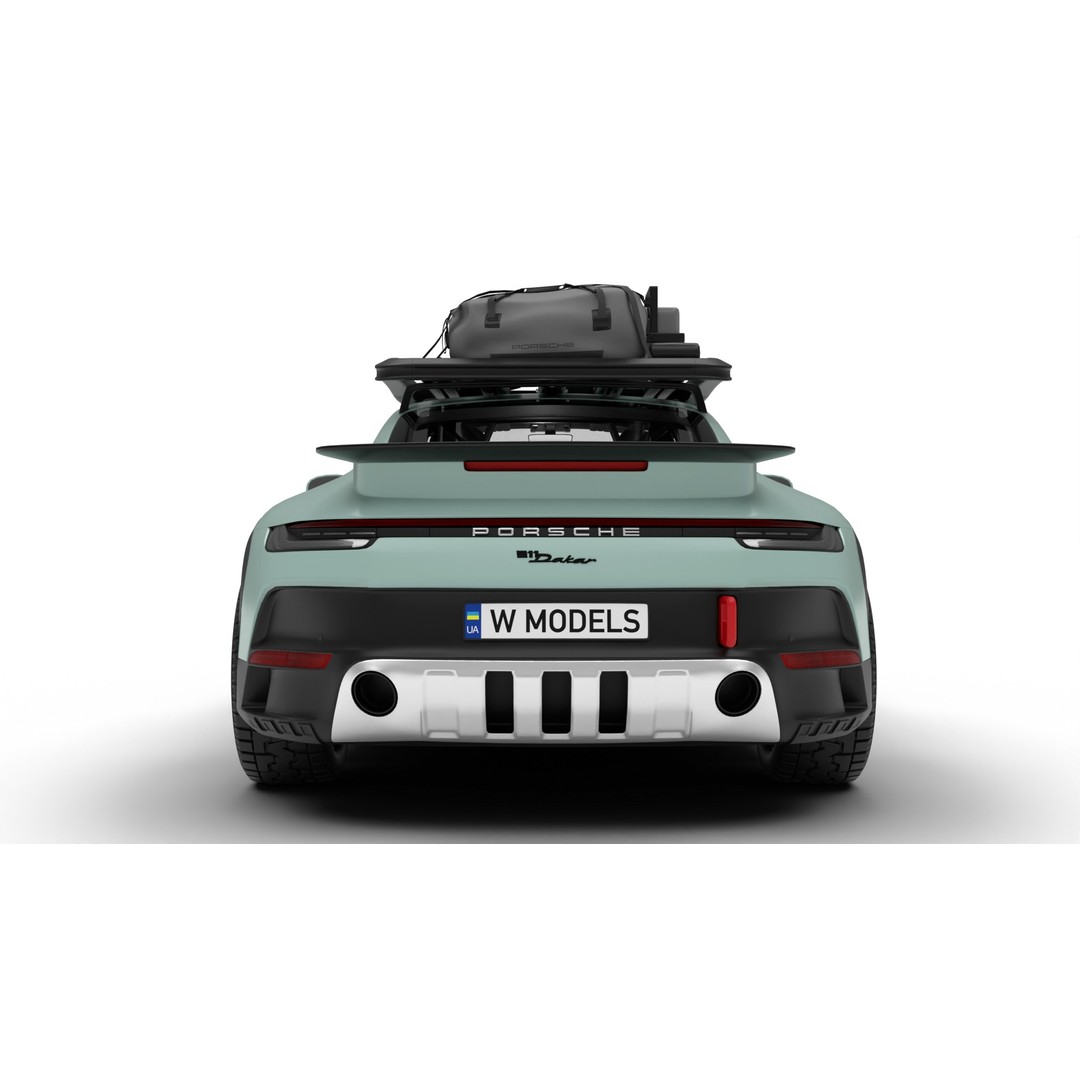 Porsche 911 Dakar 2023 3D Model – Rigged PBR Sport Car, FBX, OBJ - View 5