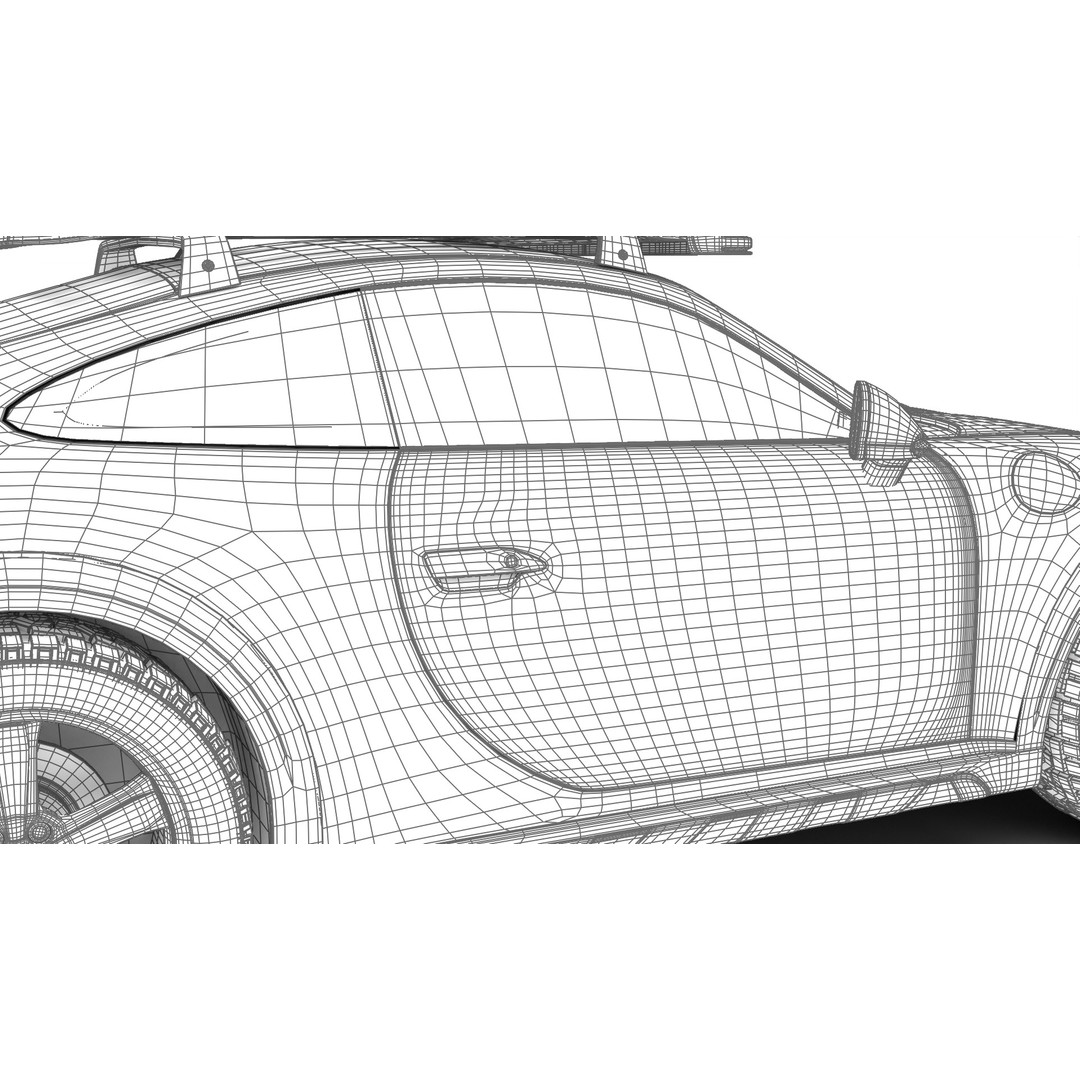 Porsche 911 Dakar 2023 3D Model – Rigged PBR Sport Car, FBX, OBJ - View 50