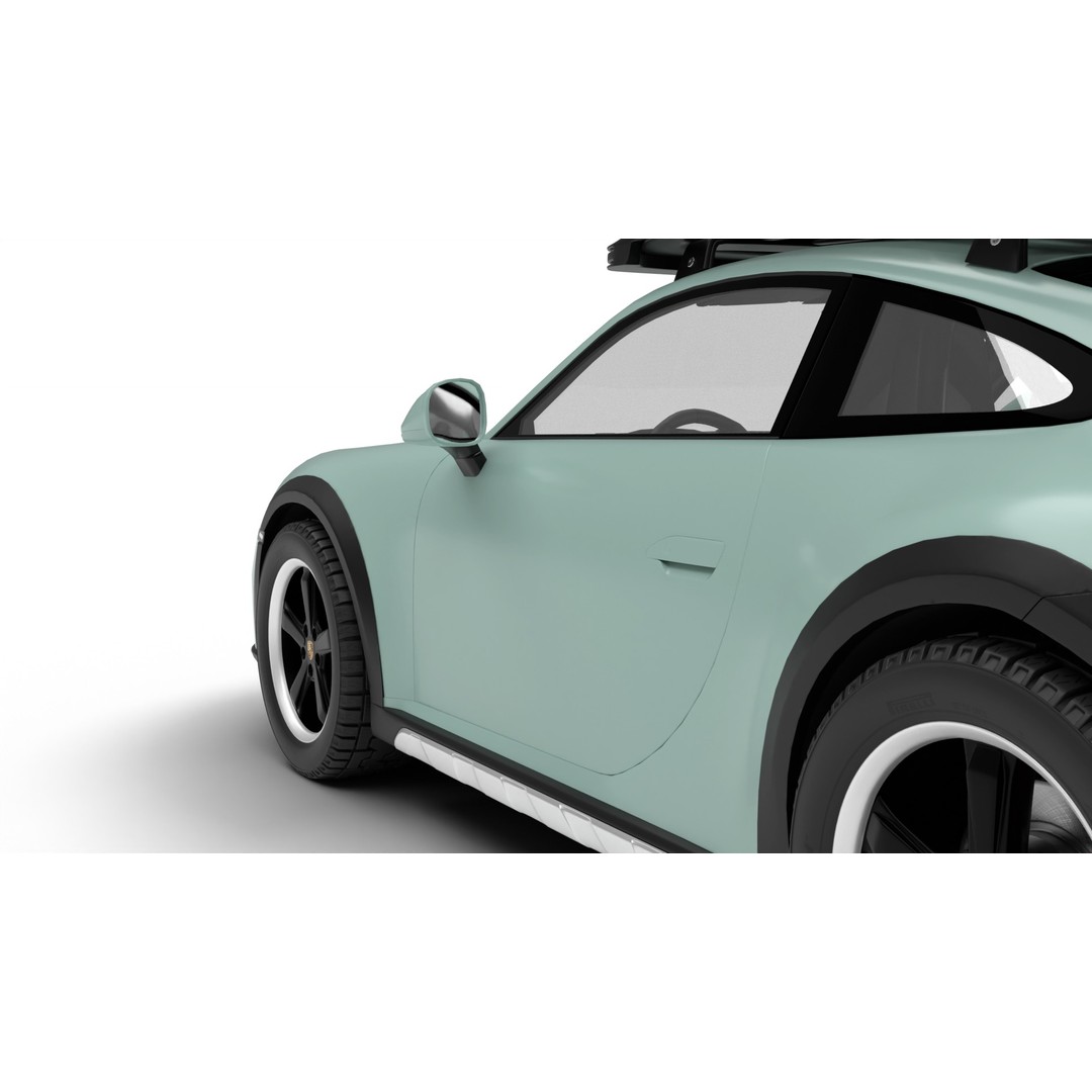 Porsche 911 Dakar 2023 3D Model – Rigged PBR Sport Car, FBX, OBJ - View 9