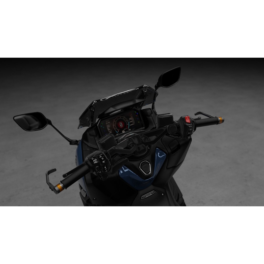 T-Max 560 Tech 2023 3D Model – High Poly Game Asset, Blender - View 4