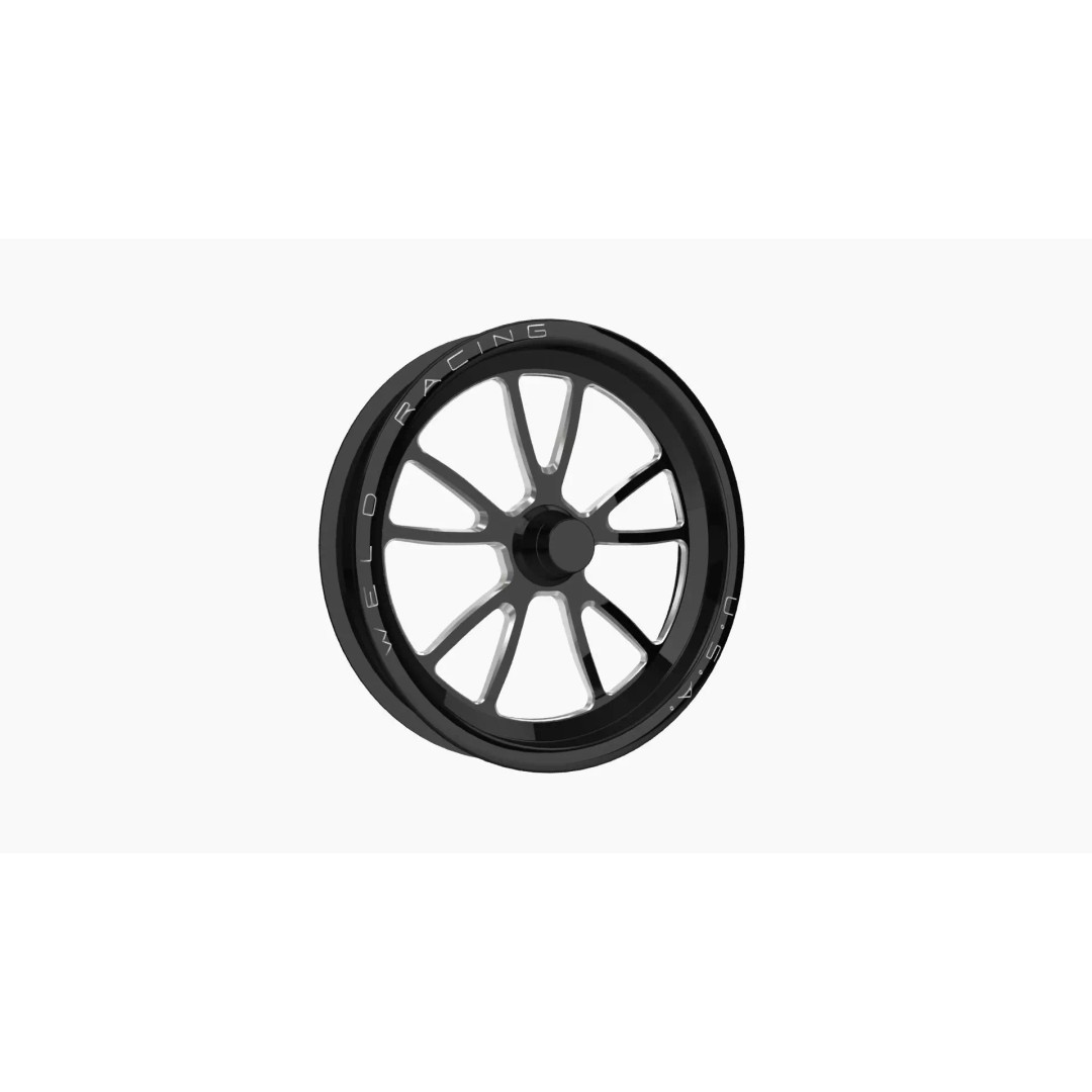Weld Racing Full Throttle 3D Model – Low Poly Drag Wheel, Game Ready - View 2