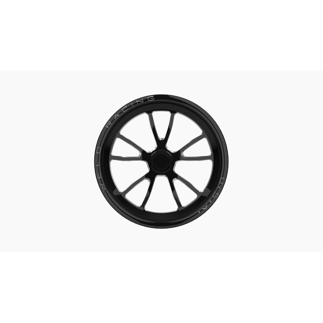 Weld Racing Full Throttle 3D Model – Low Poly Drag Wheel, Game Ready - View 3