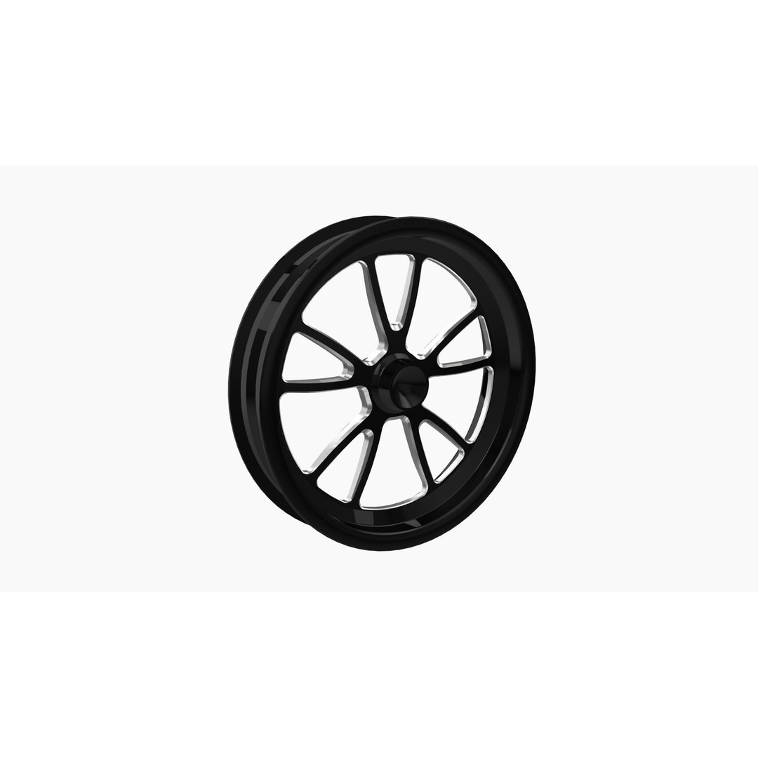 Weld Racing Full Throttle 3D Model – Low Poly Drag Wheel, Game Ready - View 5