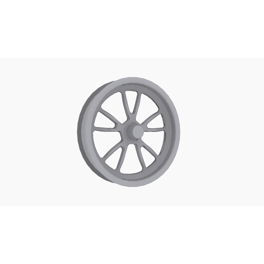 Weld Racing Full Throttle 3D Model – Low Poly Drag Wheel, Game Ready - View 7
