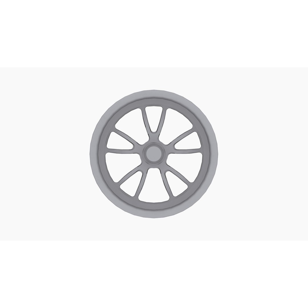 Weld Racing Full Throttle 3D Model – Low Poly Drag Wheel, Game Ready - View 8