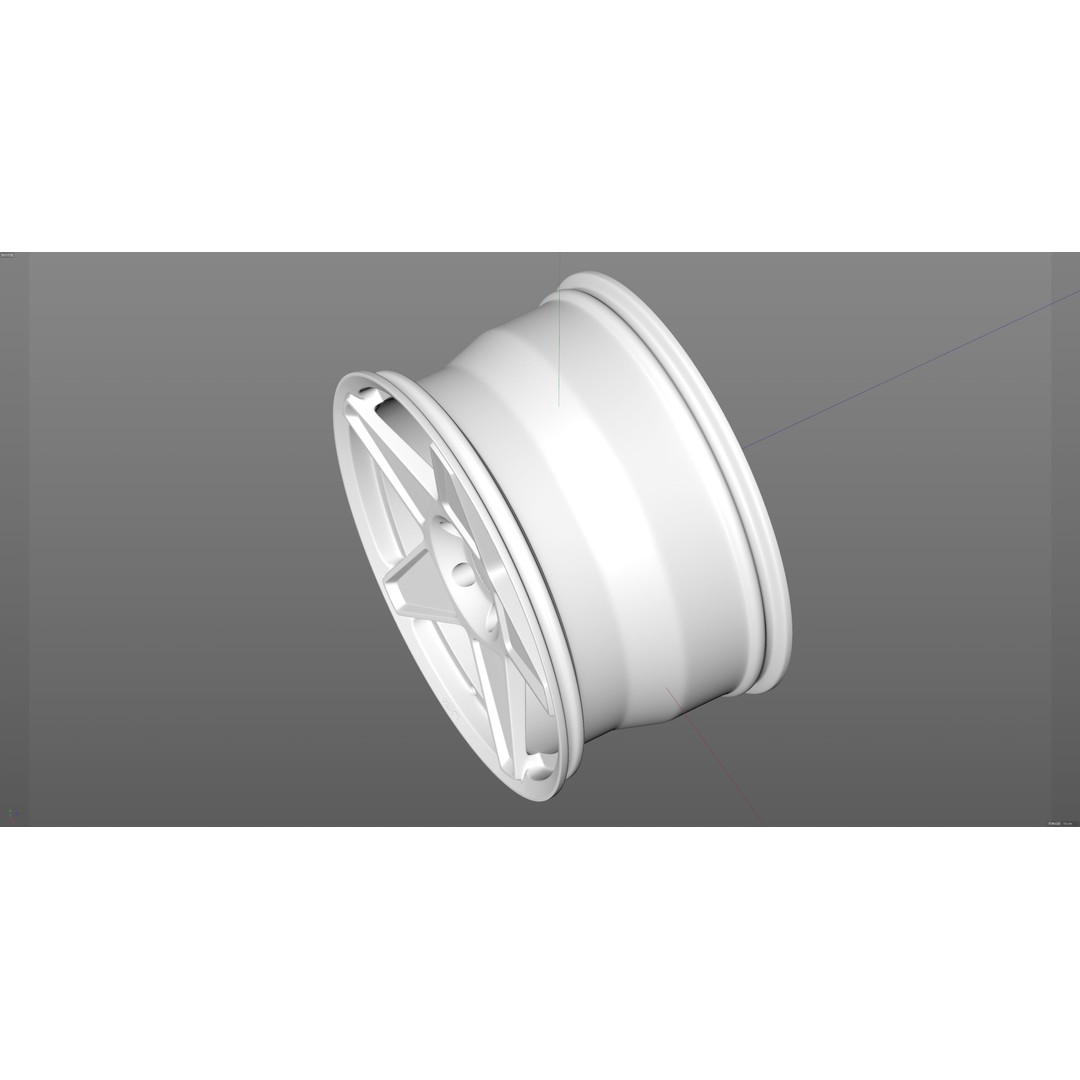 HRE VintageSeries 505M 3D Model – Low Poly Racing Car Tire, FBX, OBJ - View 18
