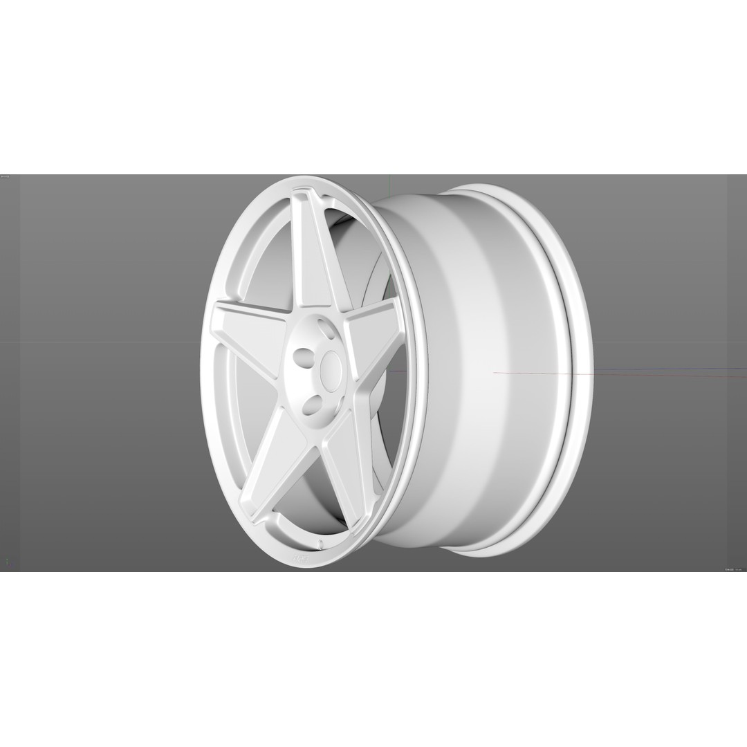 HRE VintageSeries 505M 3D Model – Low Poly Racing Car Tire, FBX, OBJ - View 23