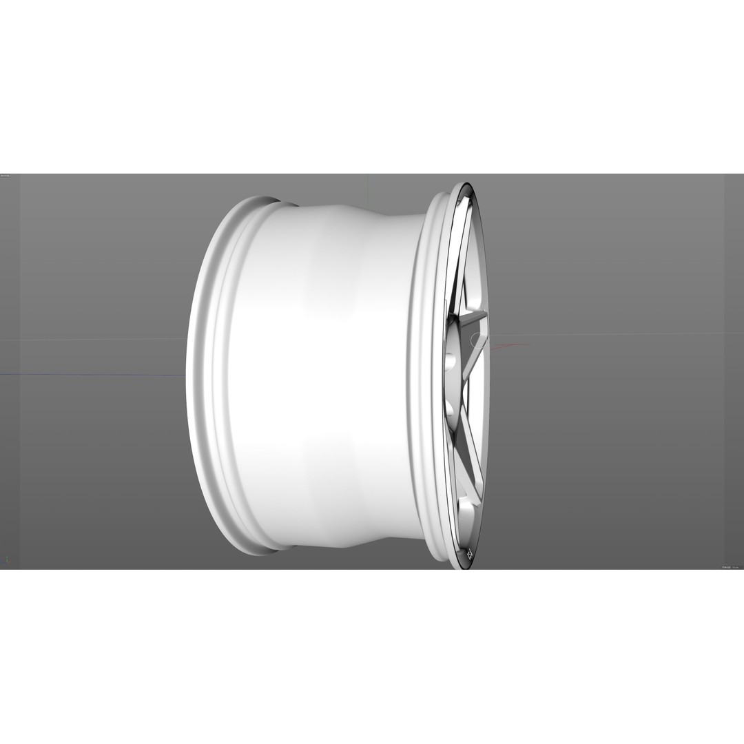 HRE VintageSeries 505M 3D Model – Low Poly Racing Car Tire, FBX, OBJ - View 25