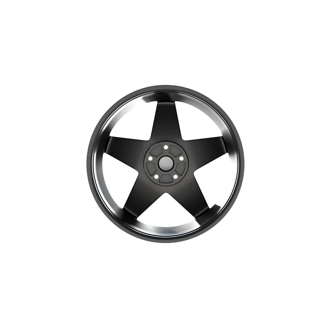 HRE VintageSeries 505M 3D Model – Low Poly Racing Car Tire, FBX, OBJ - View 7