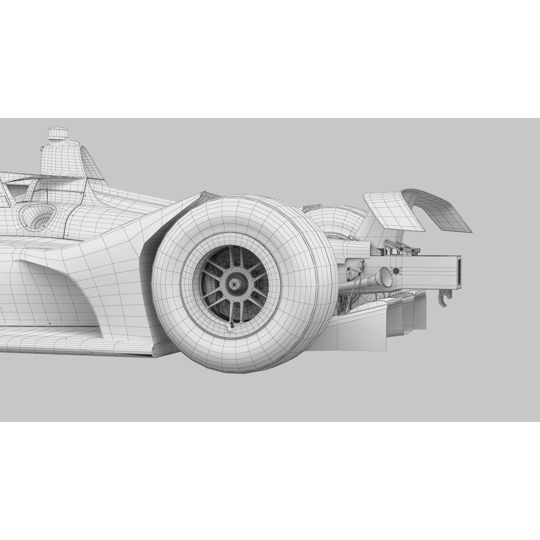 Indycar Oval 3D Model – High Detail Livery Template 2025, FBX