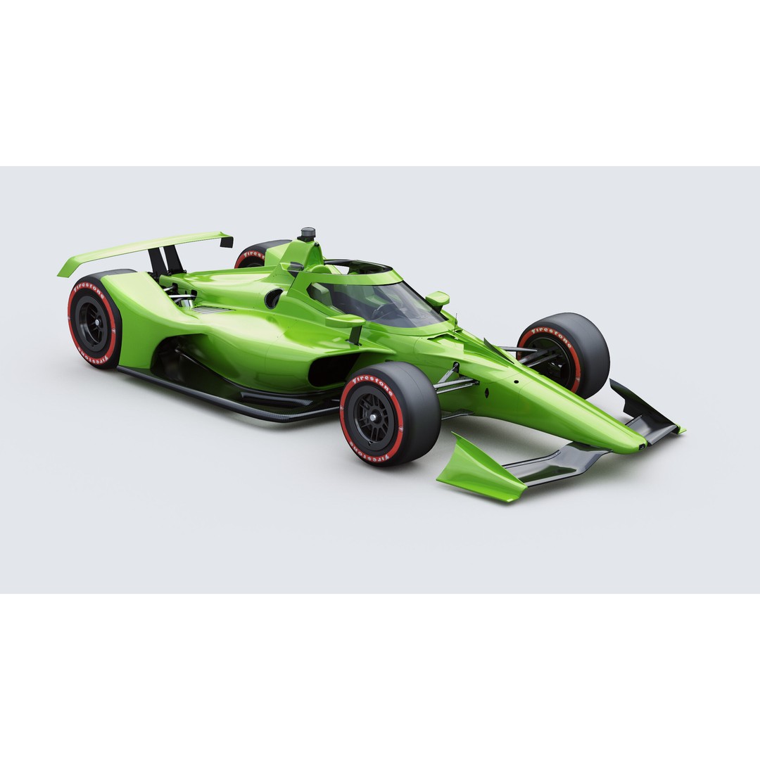 Indycar Oval 3D Model – High Detail Livery Template 2025, FBX - View 10