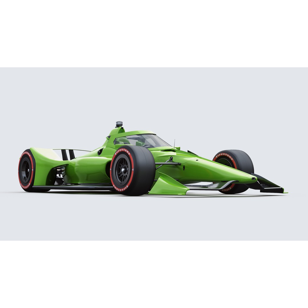 Indycar Oval 3D Model – High Detail Livery Template 2025, FBX - View 11