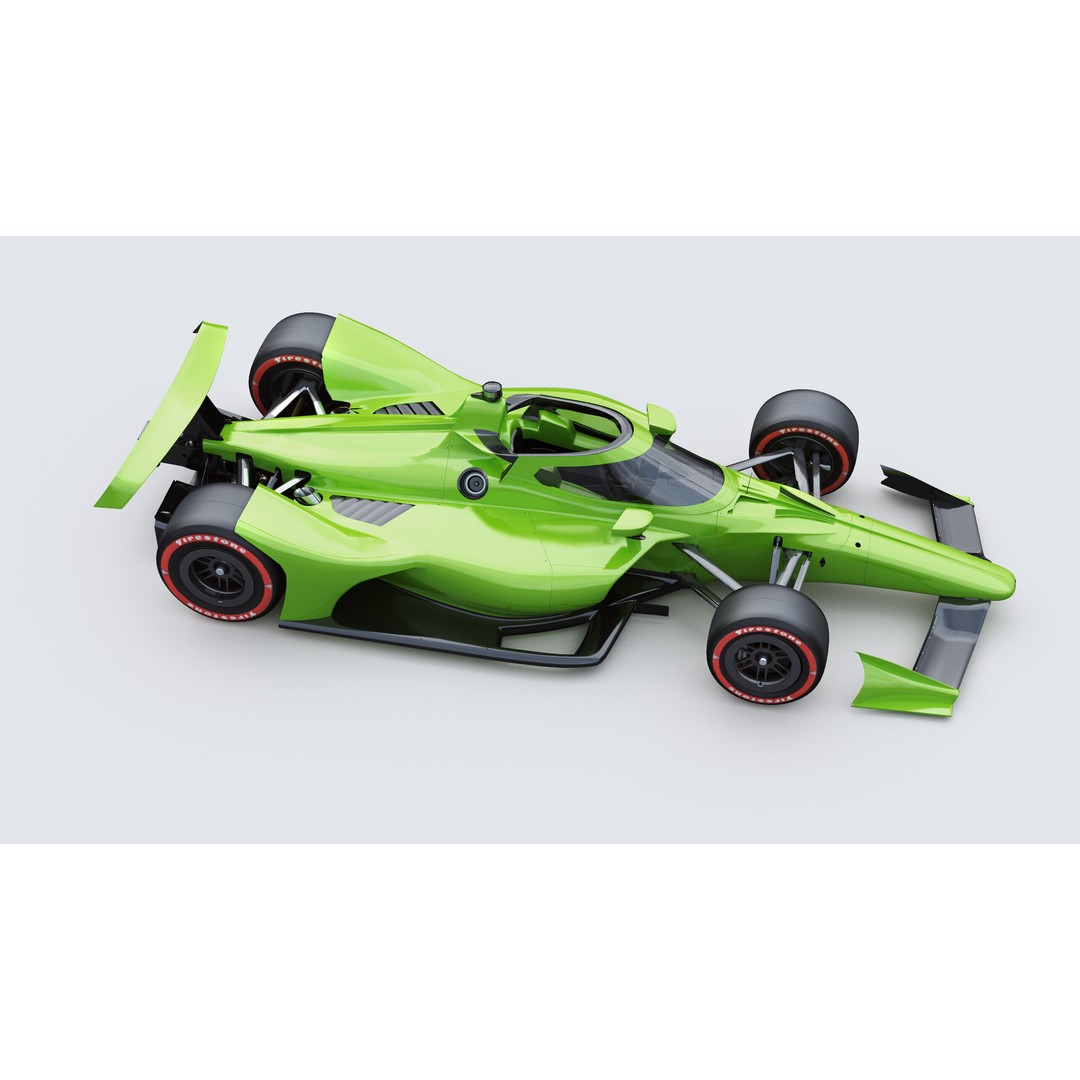 Indycar Oval 3D Model – High Detail Livery Template 2025, FBX - View 12