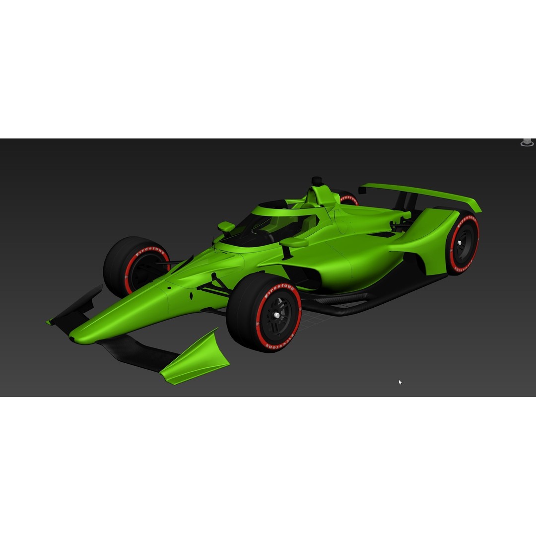 Indycar Oval 3D Model – High Detail Livery Template 2025, FBX - View 16