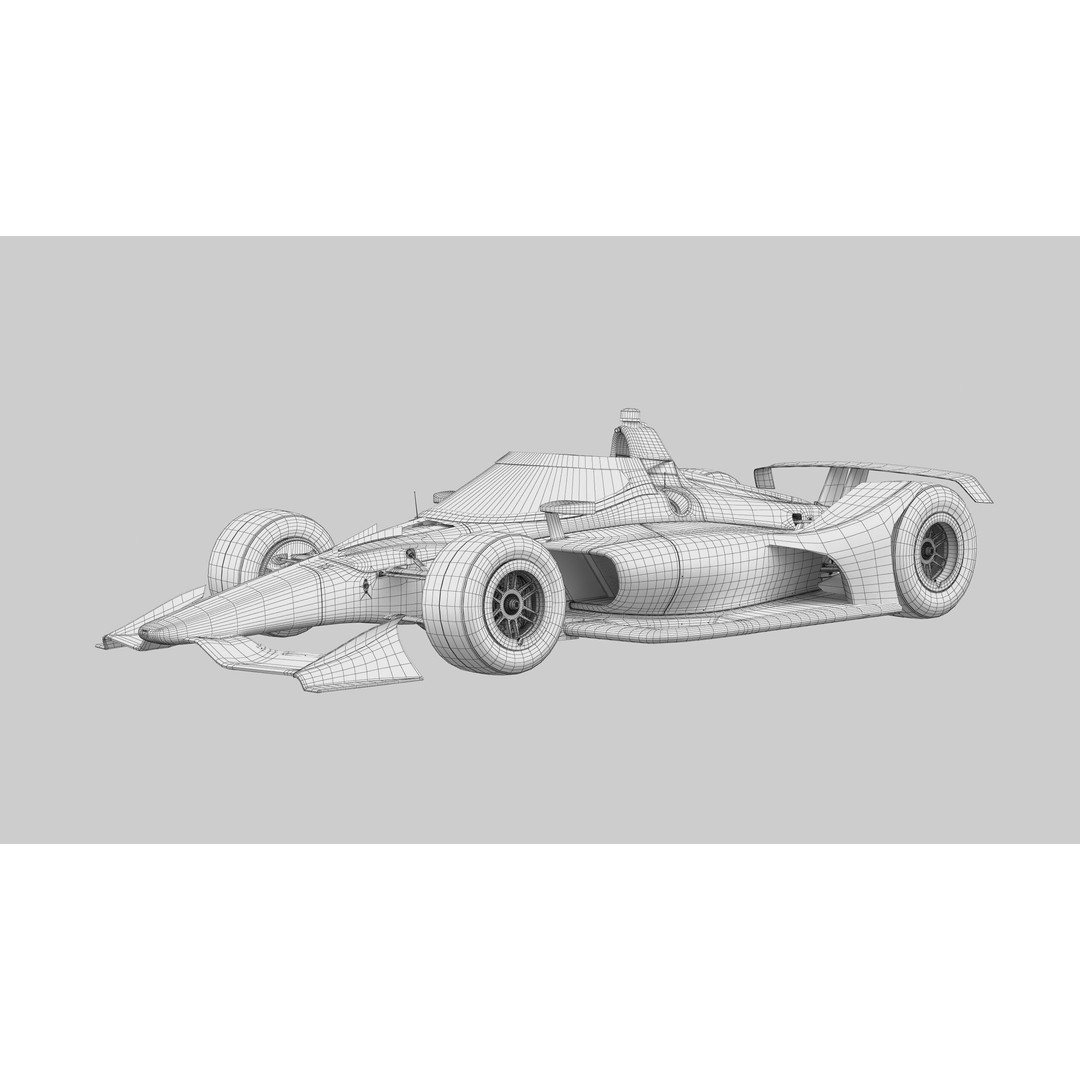 Indycar Oval 3D Model – High Detail Livery Template 2025, FBX - View 20